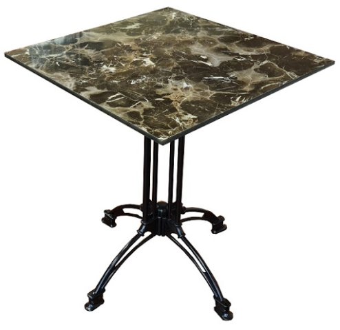 mermer gorunumlu kare compact masa